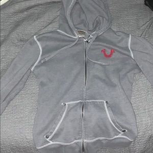 True religion grey jacket